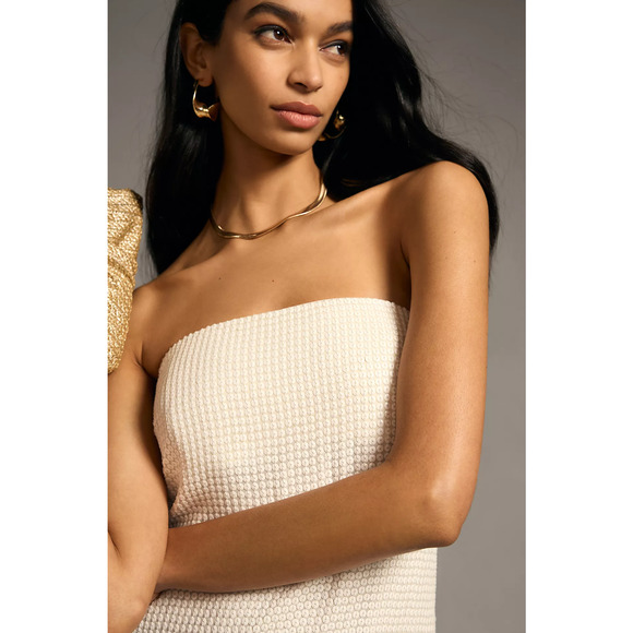 Forever That Girl Strapless Slim Midi Dress - New Medium - Picture 3 of 6